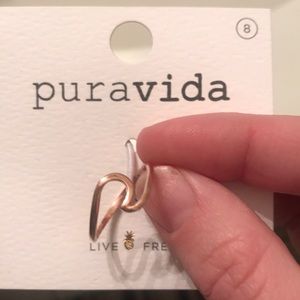 Puravida Rose Gold Wave Ring